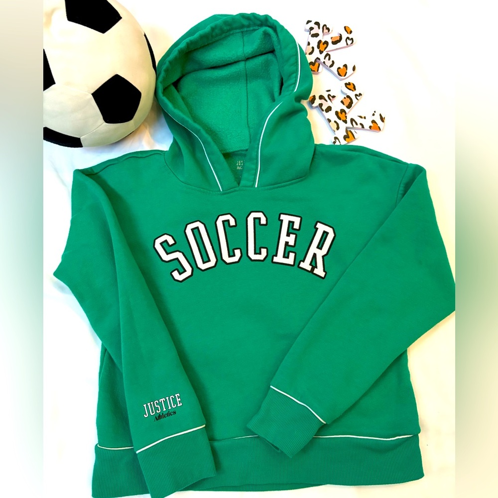 Green Justice Soccer Hoodie